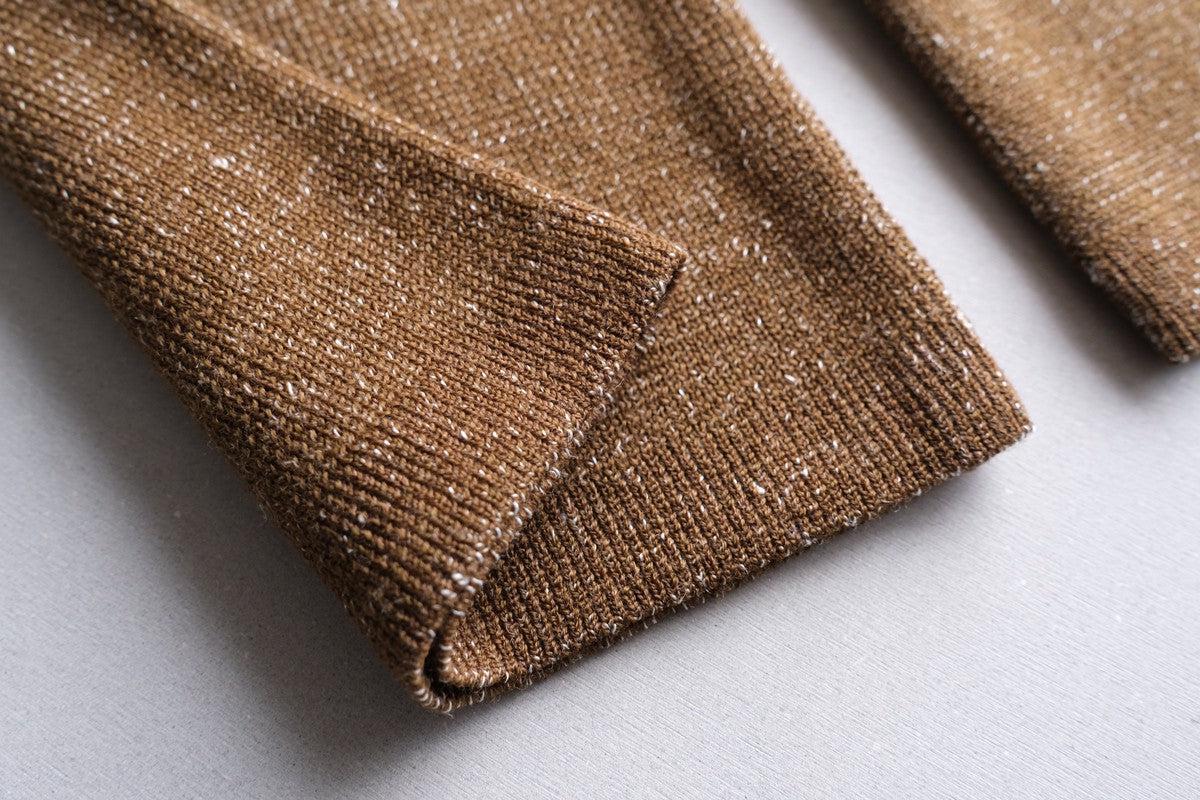 リネンウール腹巻きパンツ｜カーキ