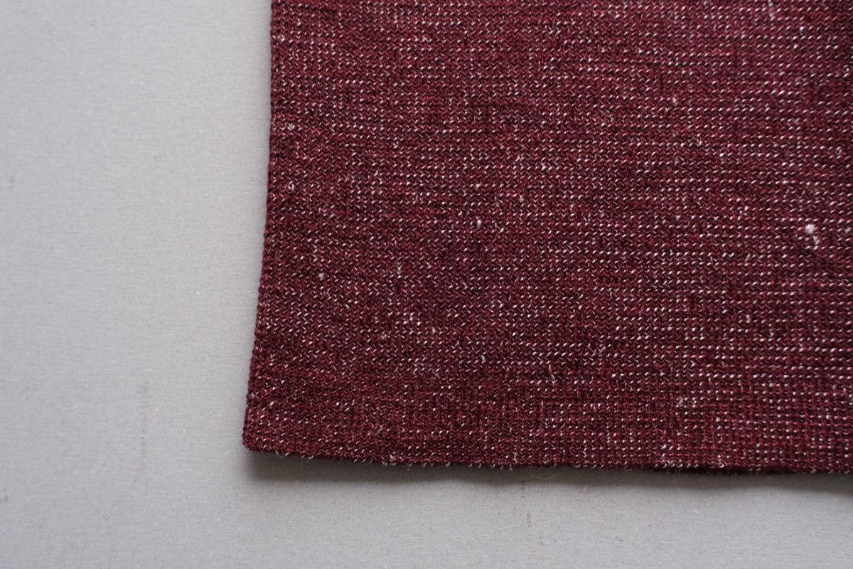 リネンウール腹巻きパンツ｜エンジ