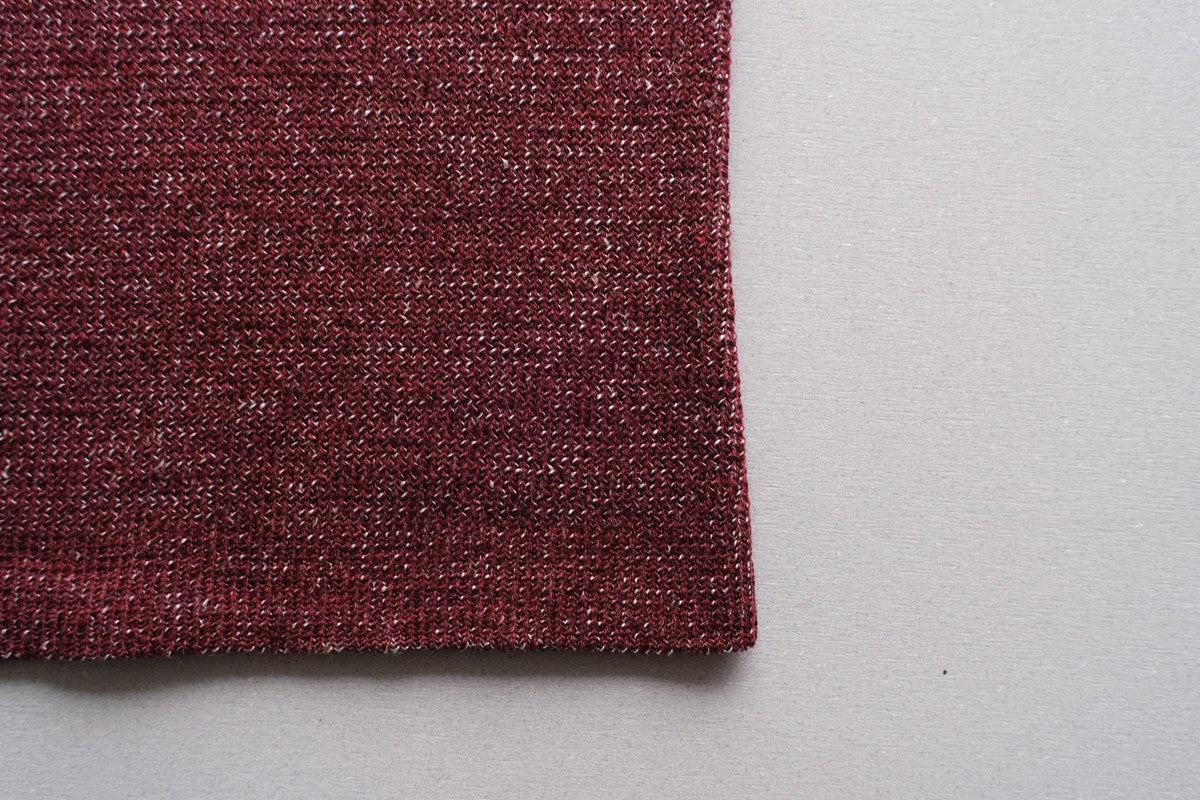 リネンウール腹巻きパンツ｜エンジ