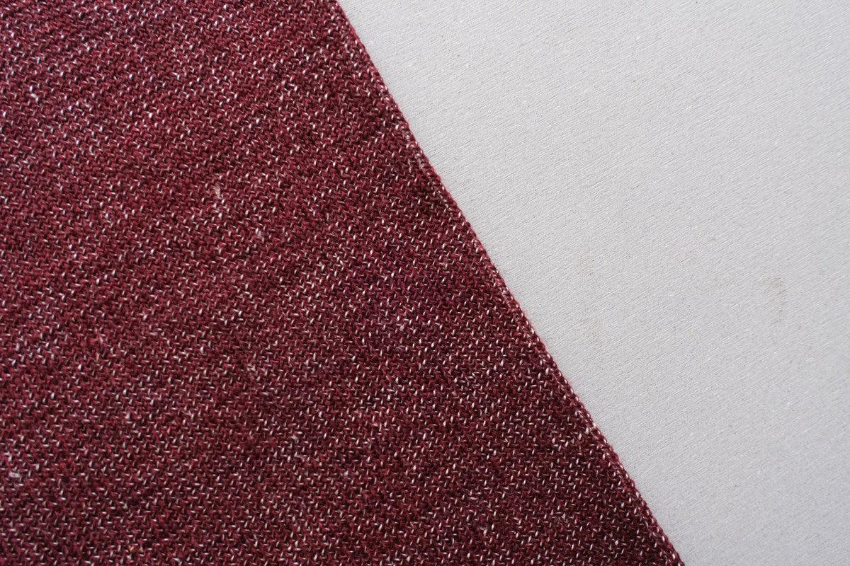 リネンウール腹巻きパンツ｜エンジ