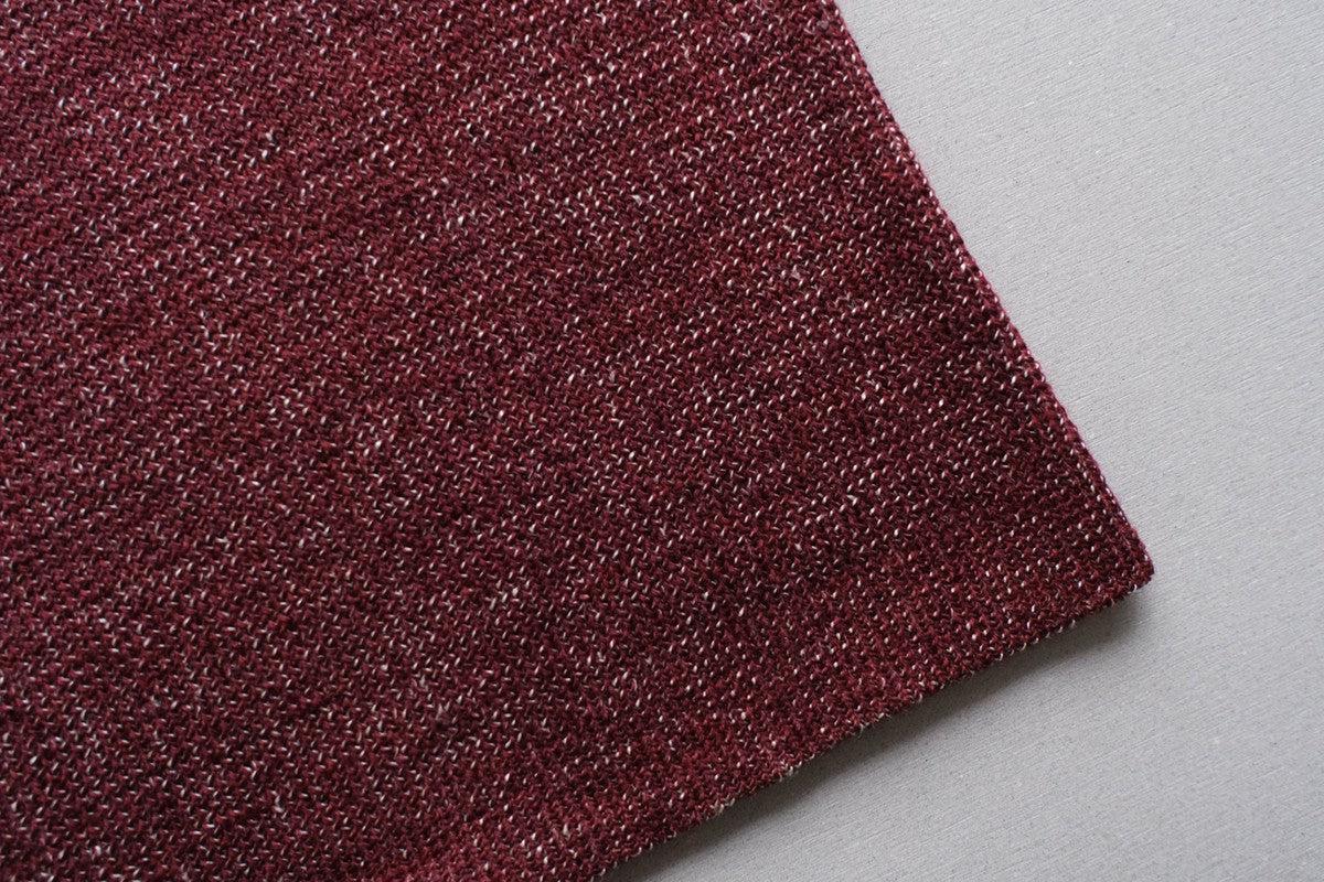 リネンウール腹巻きパンツ｜エンジ