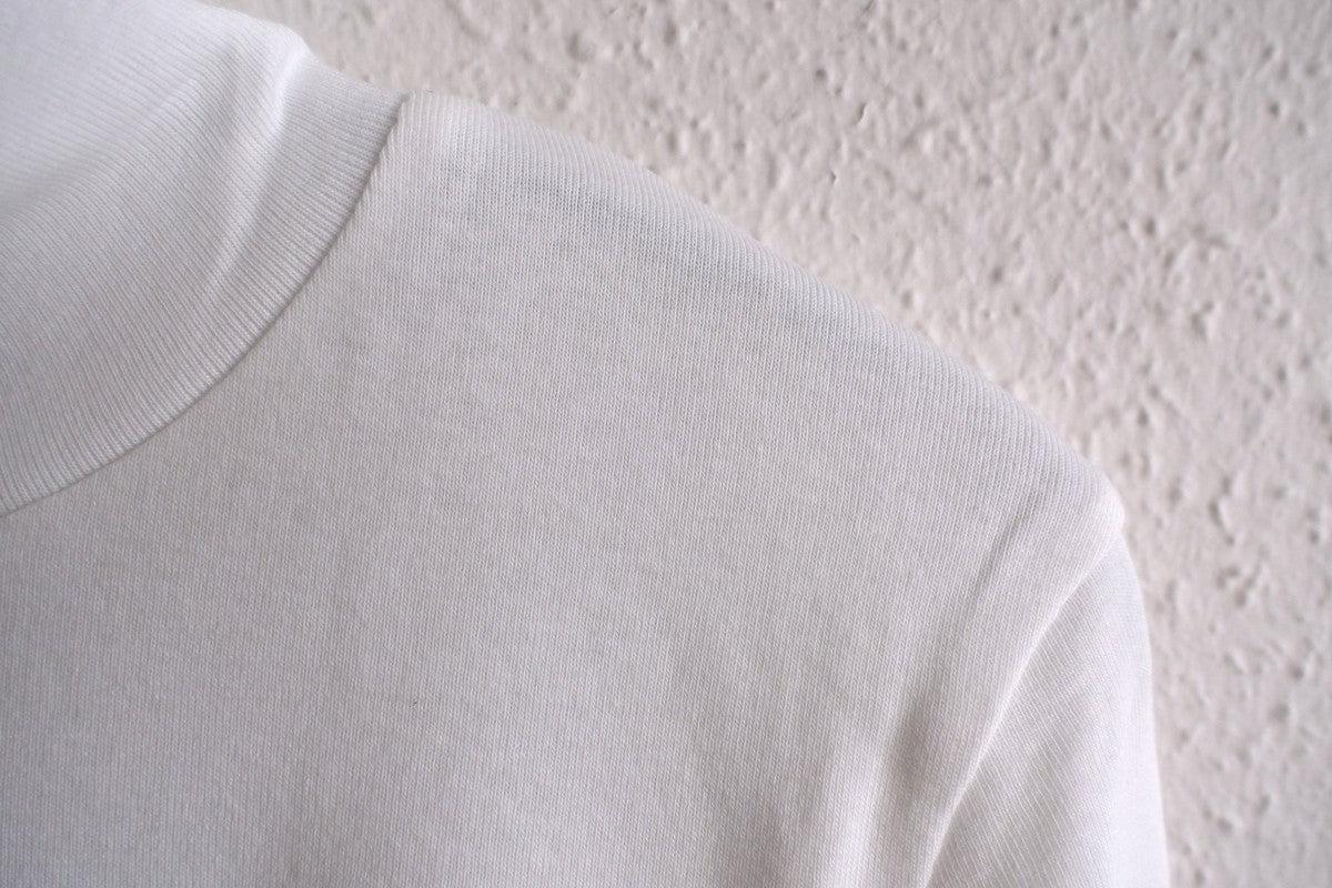 yohaku タートルネック長袖カットソー｜ホワイト｜レディース