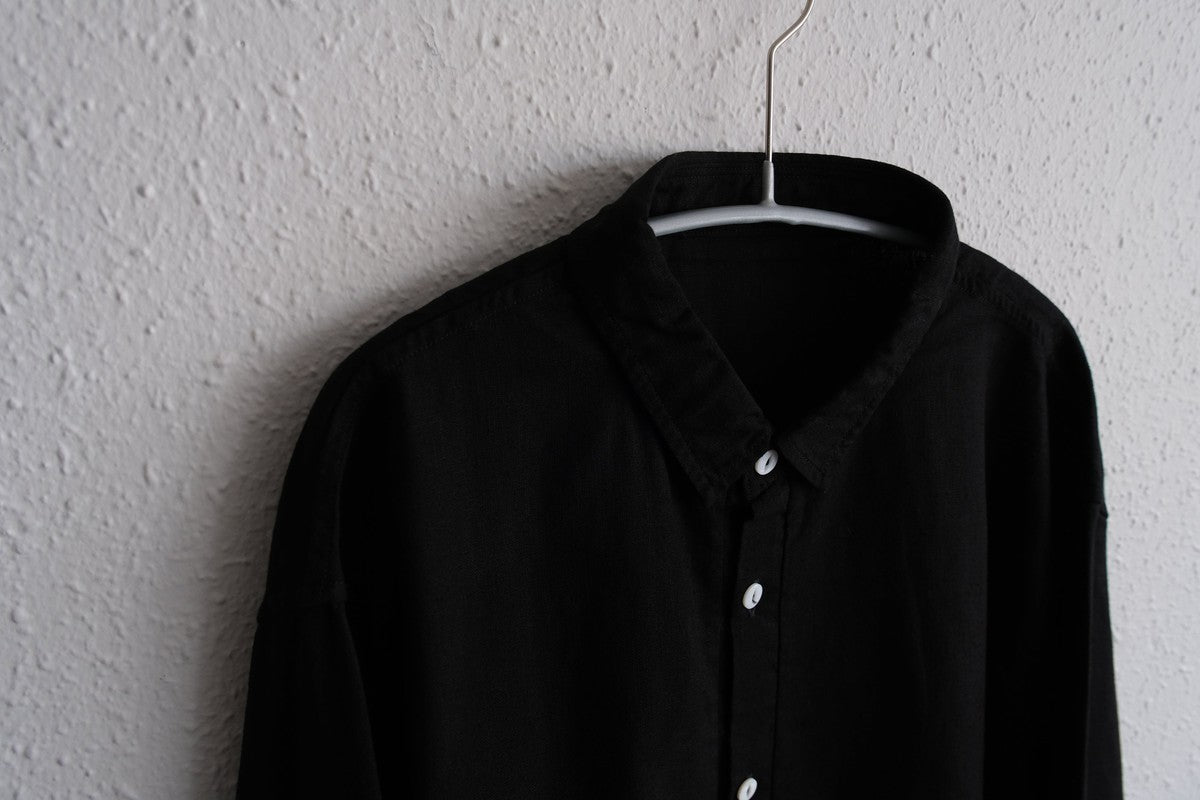 MITTAN / 竹シャツ 黒 SH-99 / unisex