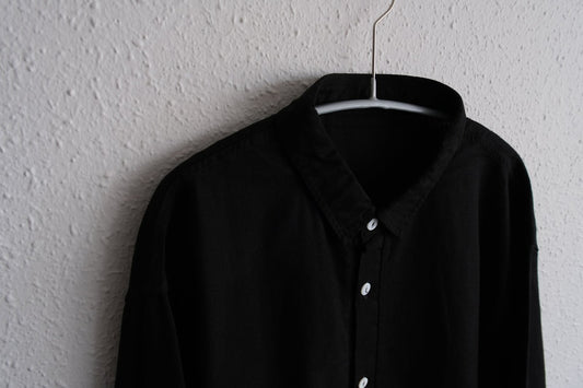 MITTAN / 竹シャツ 黒 SH-99 / unisex