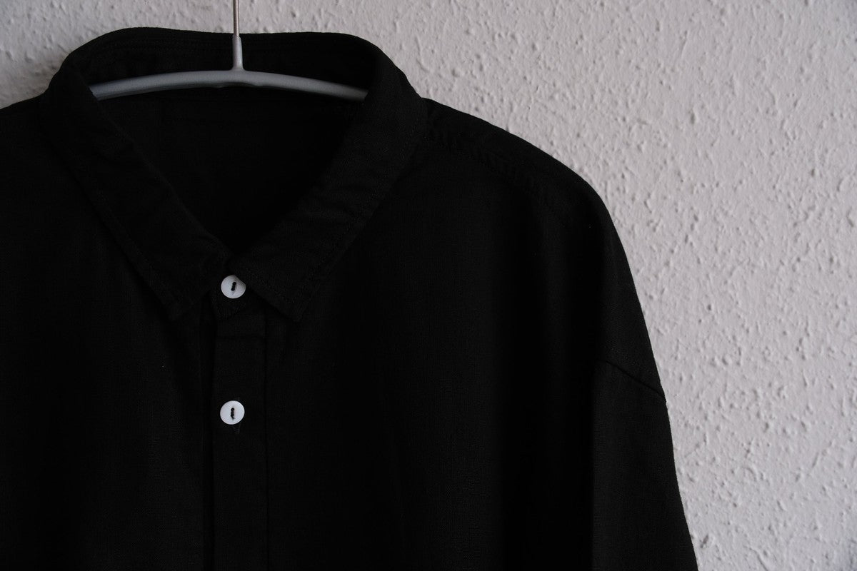 MITTAN / 竹シャツ 黒 SH-99 / unisex