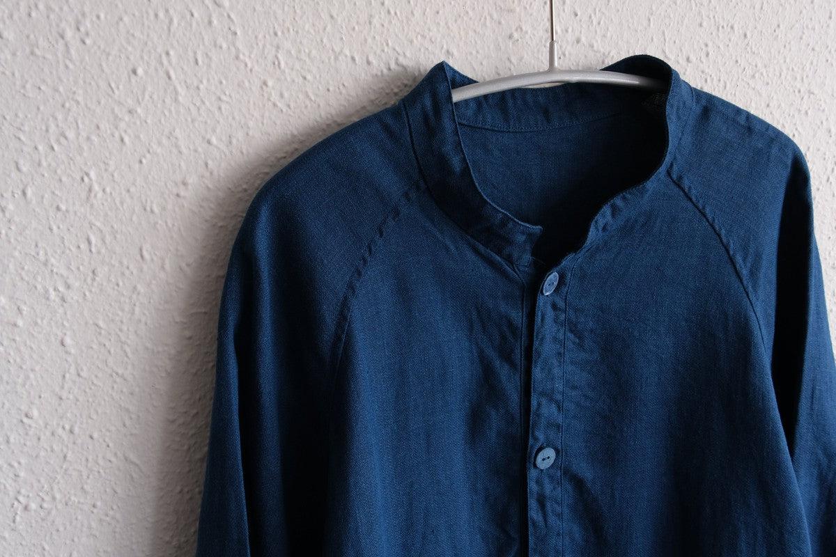 MITTAN / さざ波大麻ジャケット 藍 JK-44C / unisex