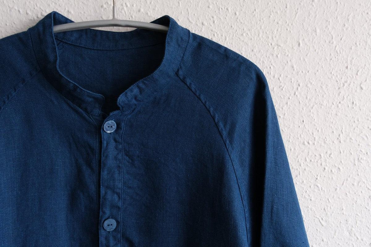 MITTAN / さざ波大麻ジャケット 藍 JK-44C / unisex