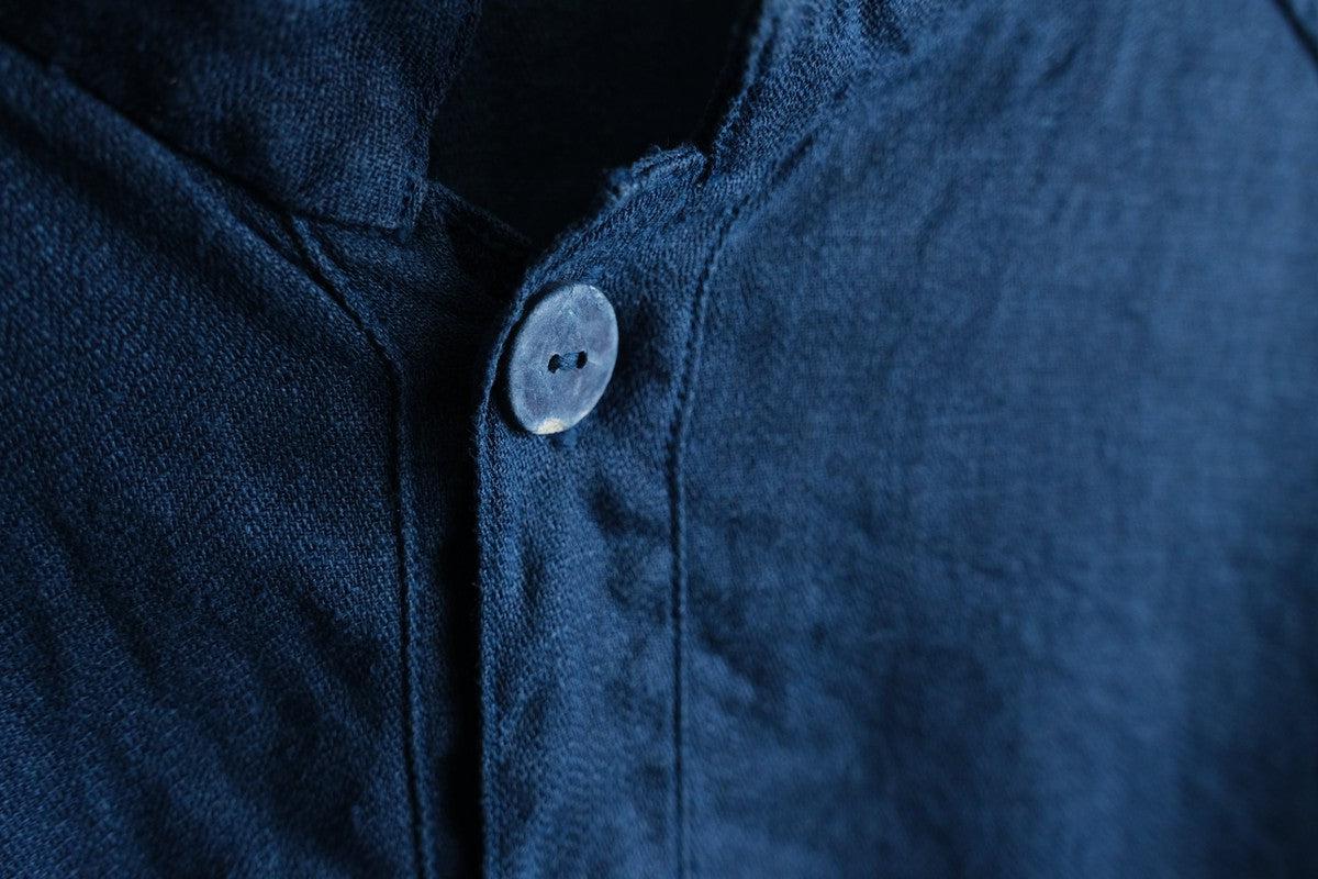 MITTAN / さざ波大麻ジャケット 藍 JK-44C / unisex