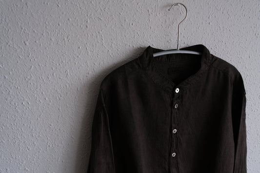 MITTAN / 大麻シャツ 泥染 SH-132M / unisex