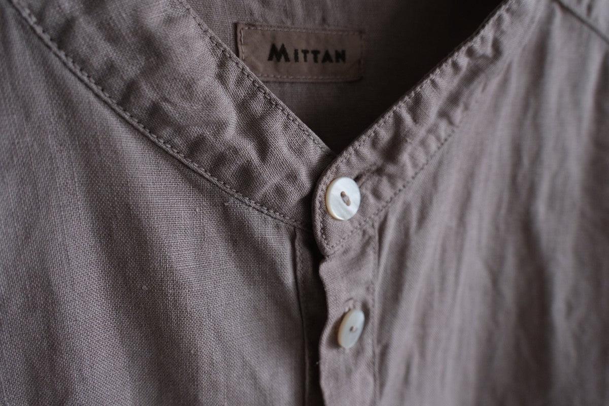 MITTAN / 大麻シャツ 栃の実 SH-132C / unisex