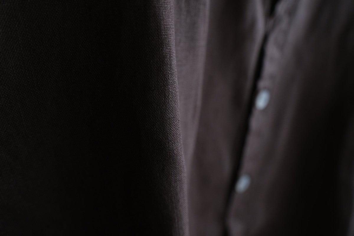 MITTAN / 大麻シャツ2 高密度 栃の実（濃） SH-109DC / unisex