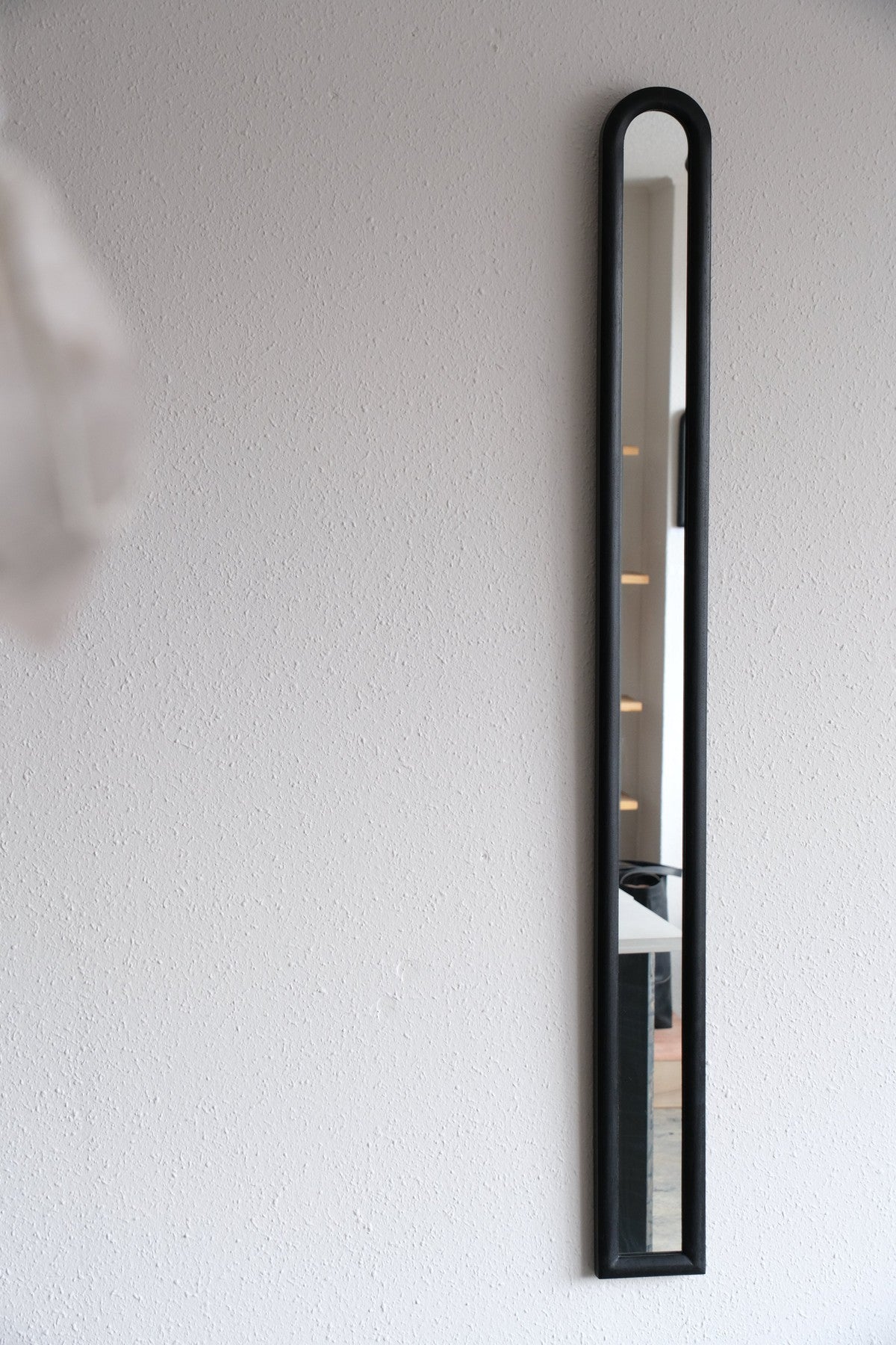 長鏡 黒 1324×125mm｜三浦治