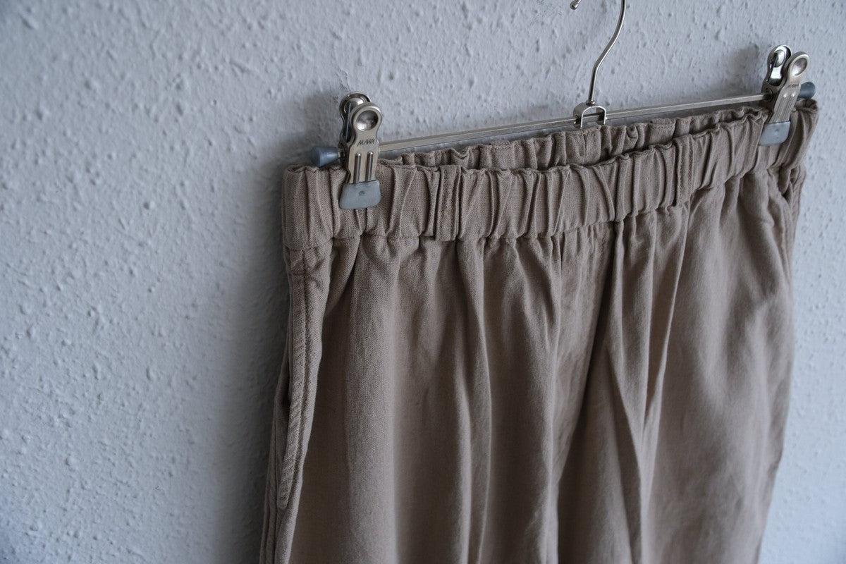 MITTAN / 竹ロングパンツ 胡桃 PT-78C / unisex