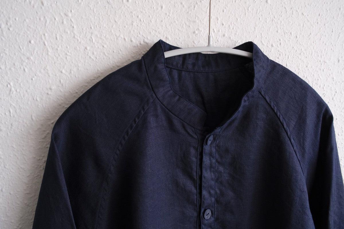 MITTAN / さざ波大麻ジャケット 濃紺 JK-44 / unisex