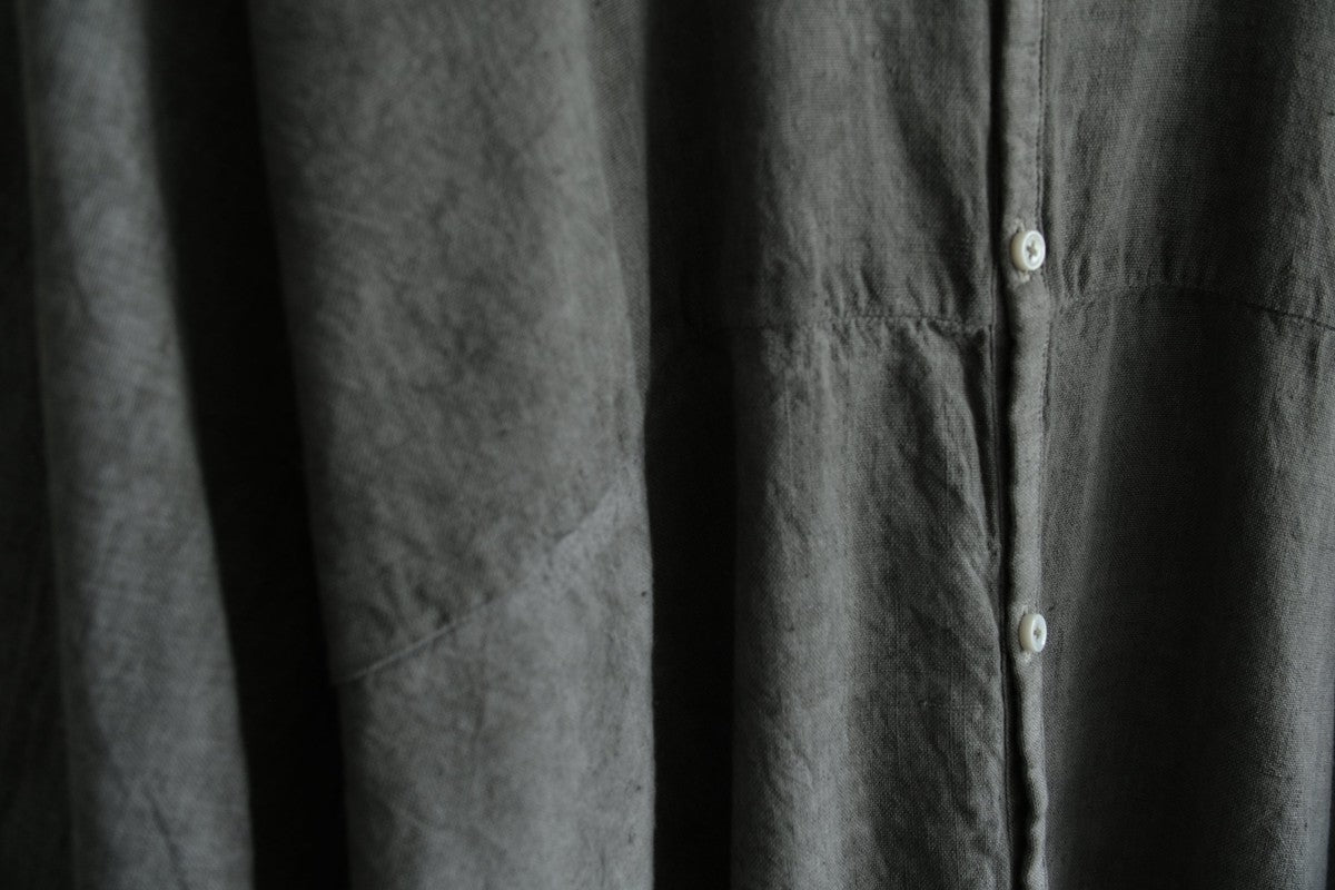 MITTAN / 半袖カディシャツ 松煙 SH-90B / unisex