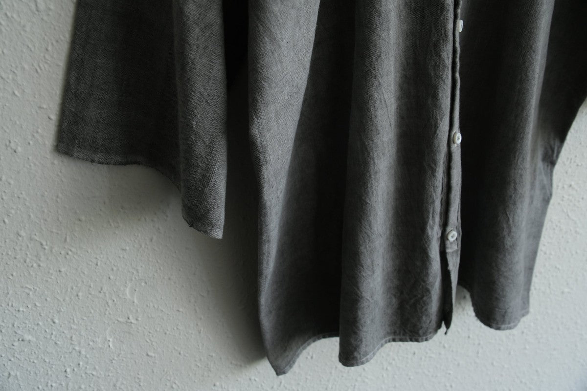 MITTAN / 半袖カディシャツ 松煙 SH-90B / unisex