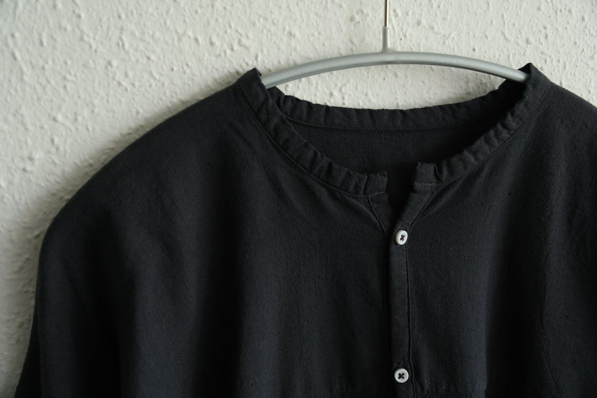 MITTAN / 半袖カディシャツ 墨黒 SH-90B / unisex