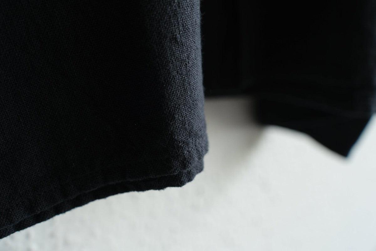 MITTAN / 半袖カディシャツ 墨黒 SH-90B / unisex