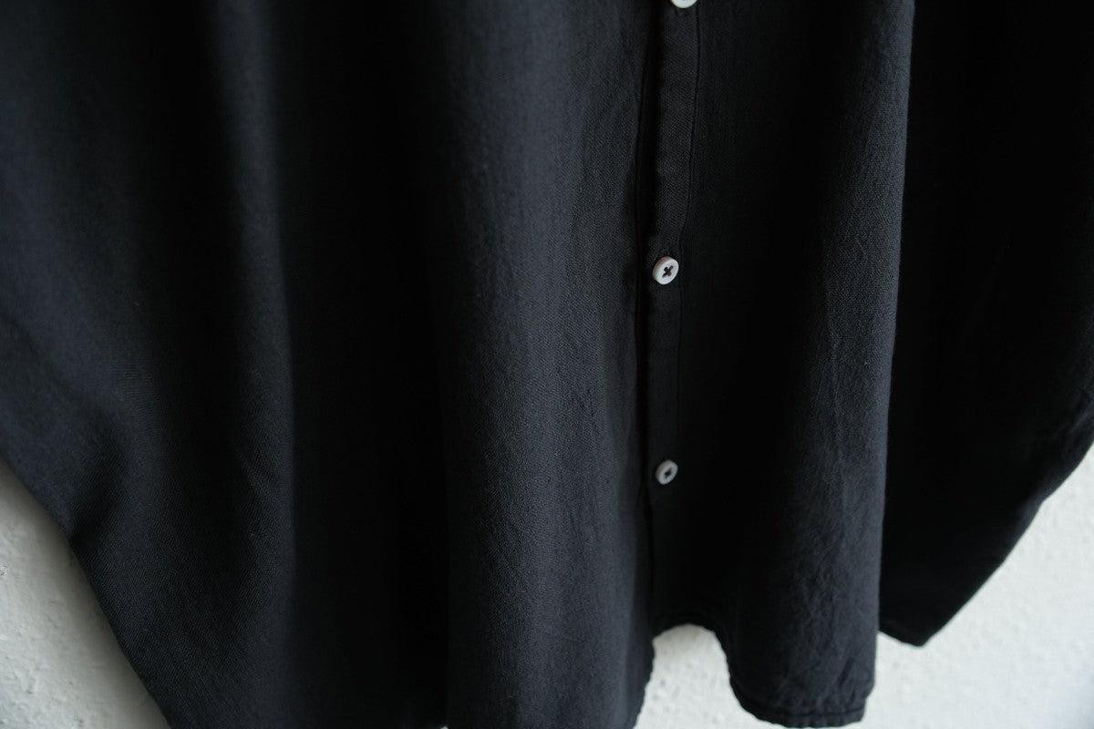 MITTAN / 半袖カディシャツ 墨黒 SH-90B / unisex