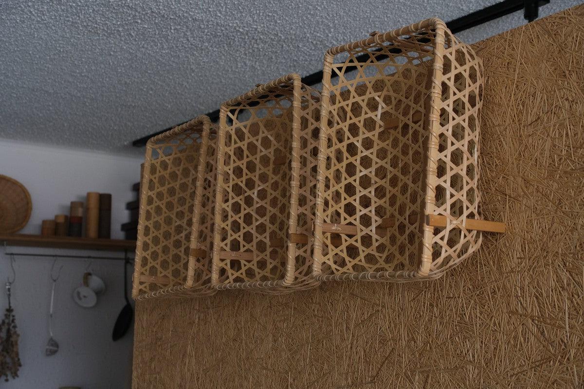 竹の食器水切りかご