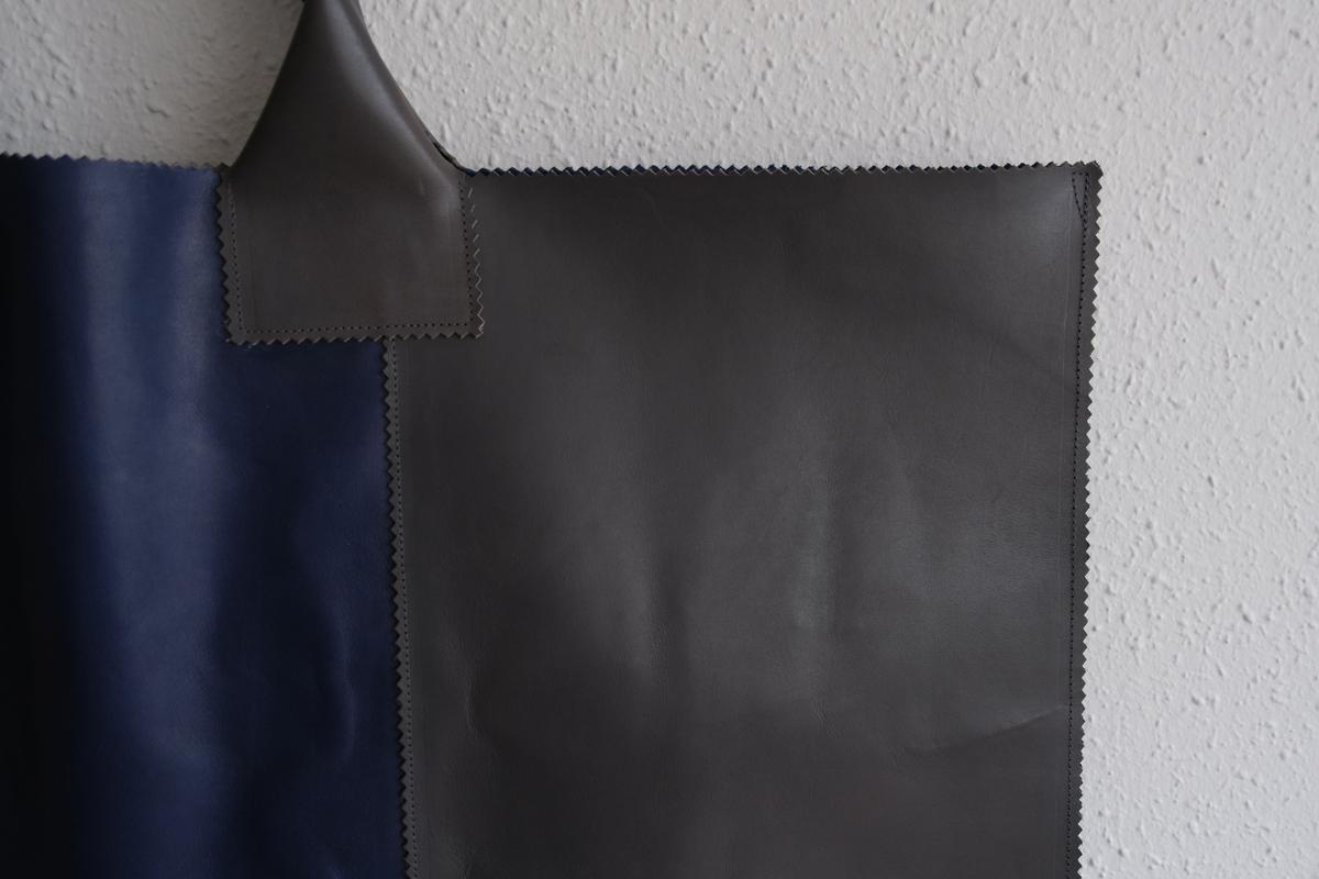 ビッグレザートートバッグ パッチワーク（G）