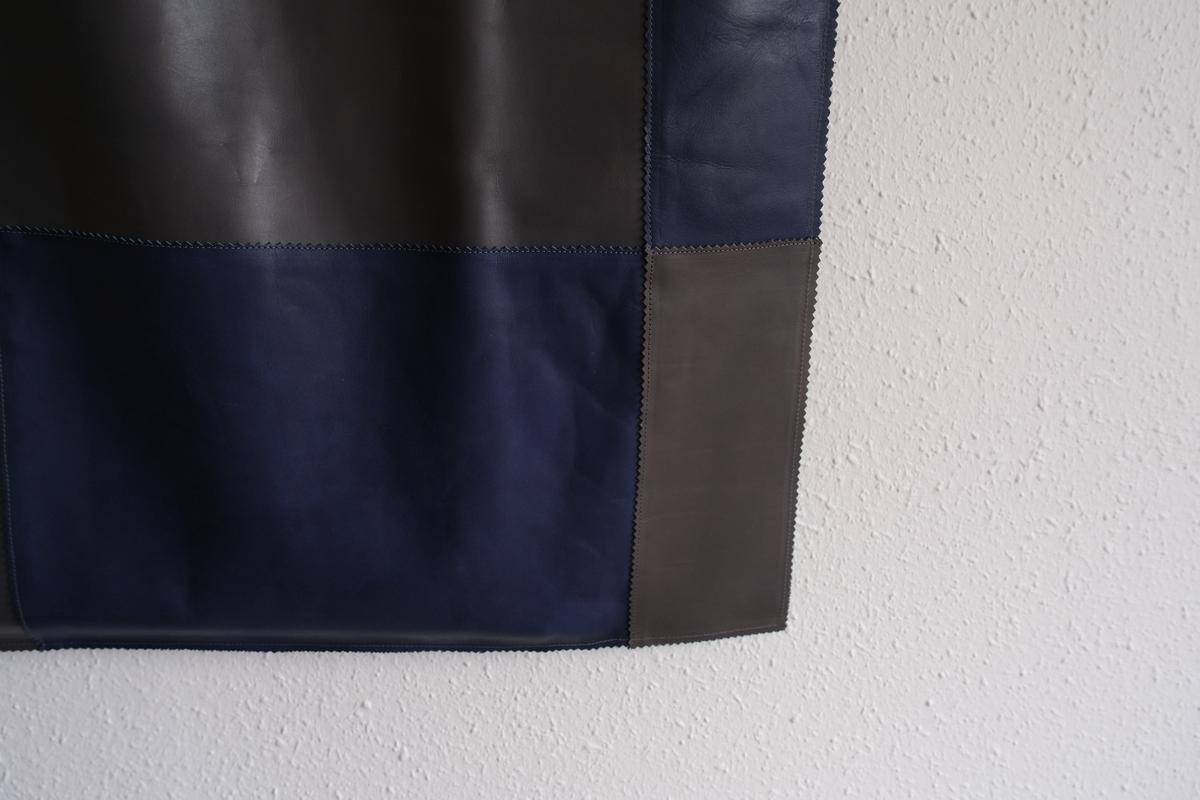 ビッグレザートートバッグ パッチワーク（G）