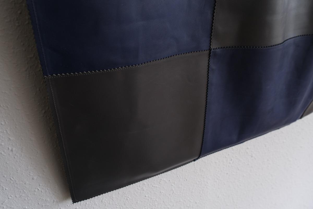 ビッグレザートートバッグ パッチワーク（G）