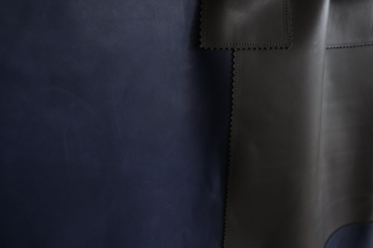 ビッグレザートートバッグ パッチワーク（G）