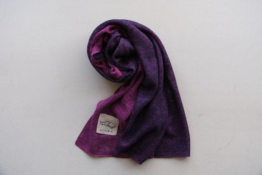 リネンニットストール｜ピアニー×Dインク