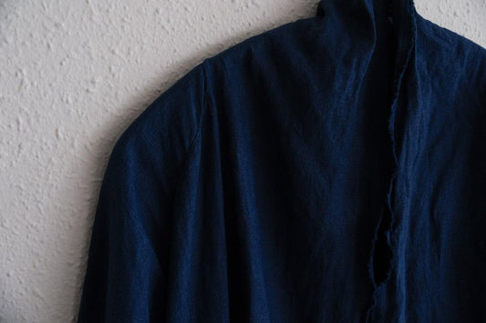 MITTAN / 大麻羽織 高密度 藍（濃） JK-91DC / unisex