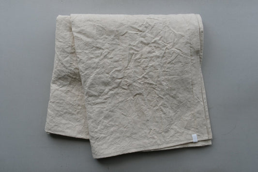 ヘンプのフラットシーツ 生成・平織・厚