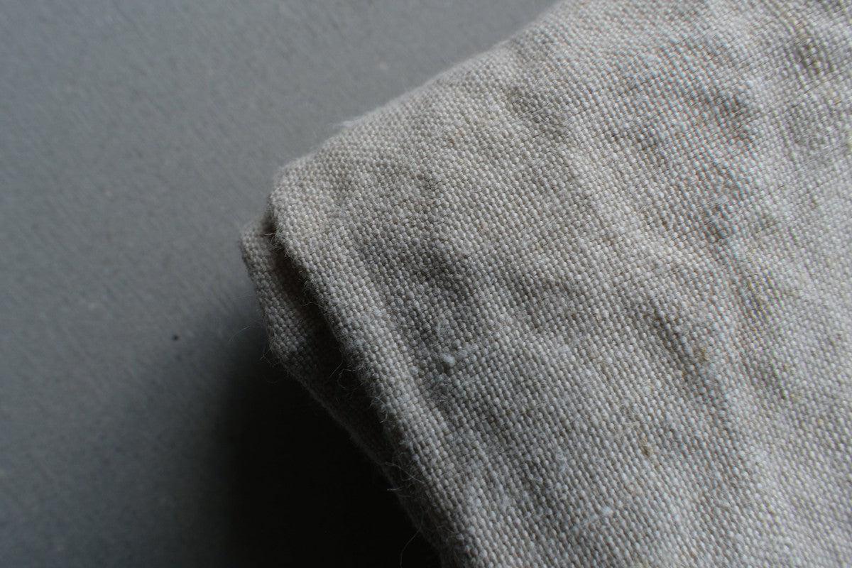 ヘンプのフラットシーツ 生成・平織・厚