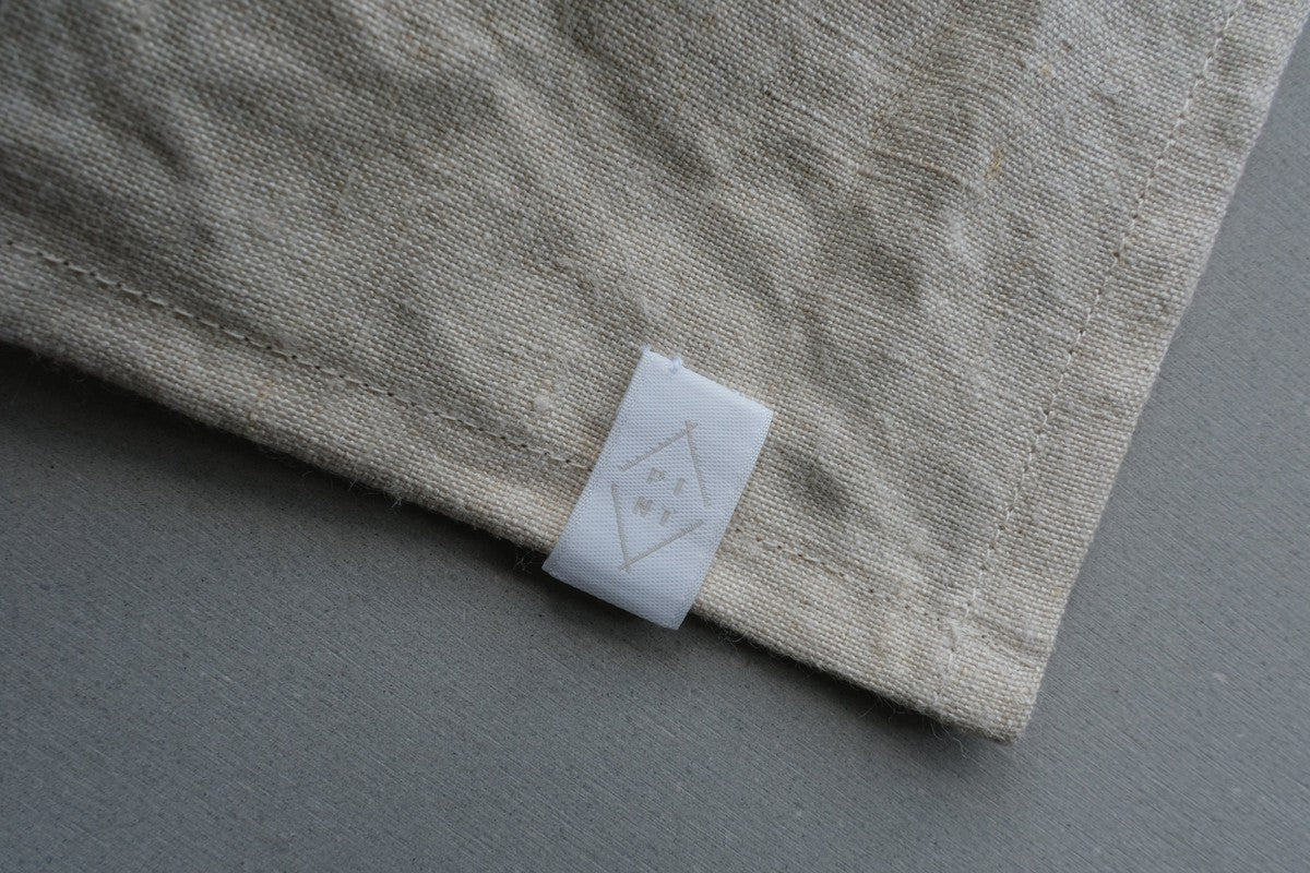 ヘンプのフラットシーツ 生成・平織・厚