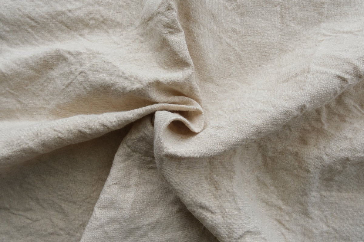 ヘンプのフラットシーツ 生成・平織・厚