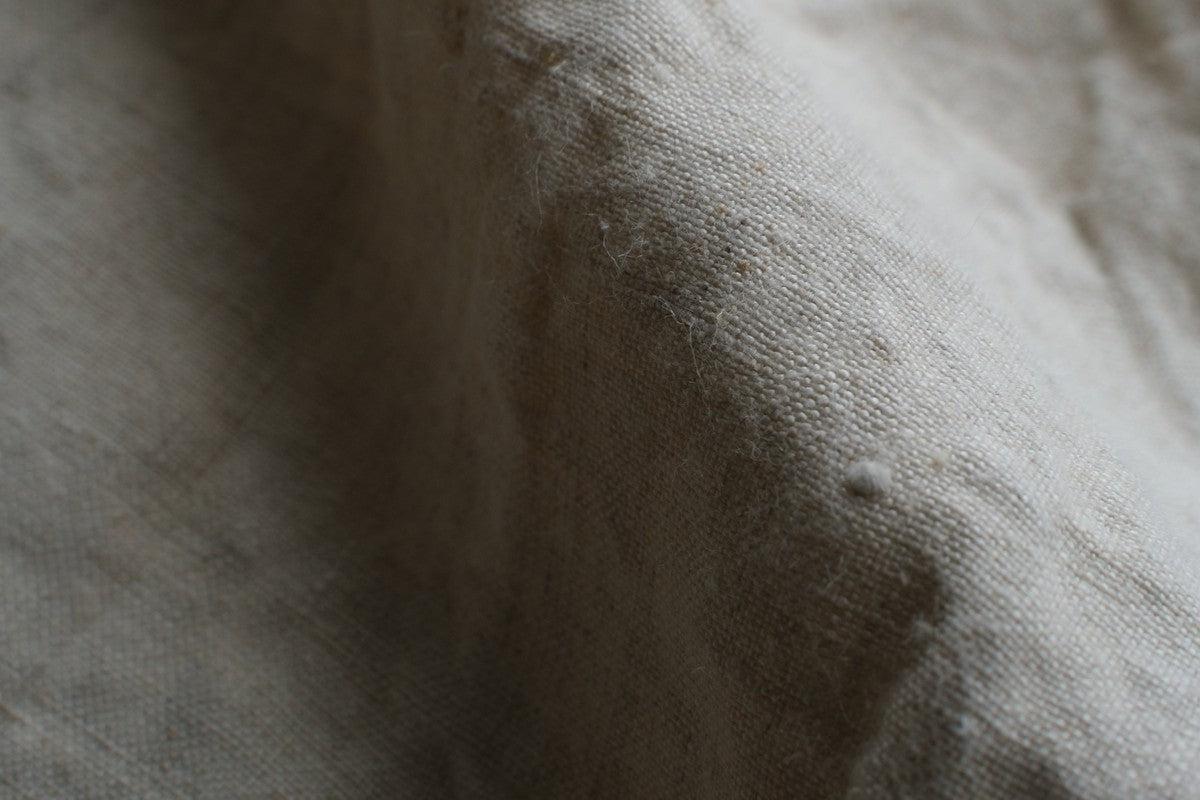 ヘンプのフラットシーツ 生成・平織・厚