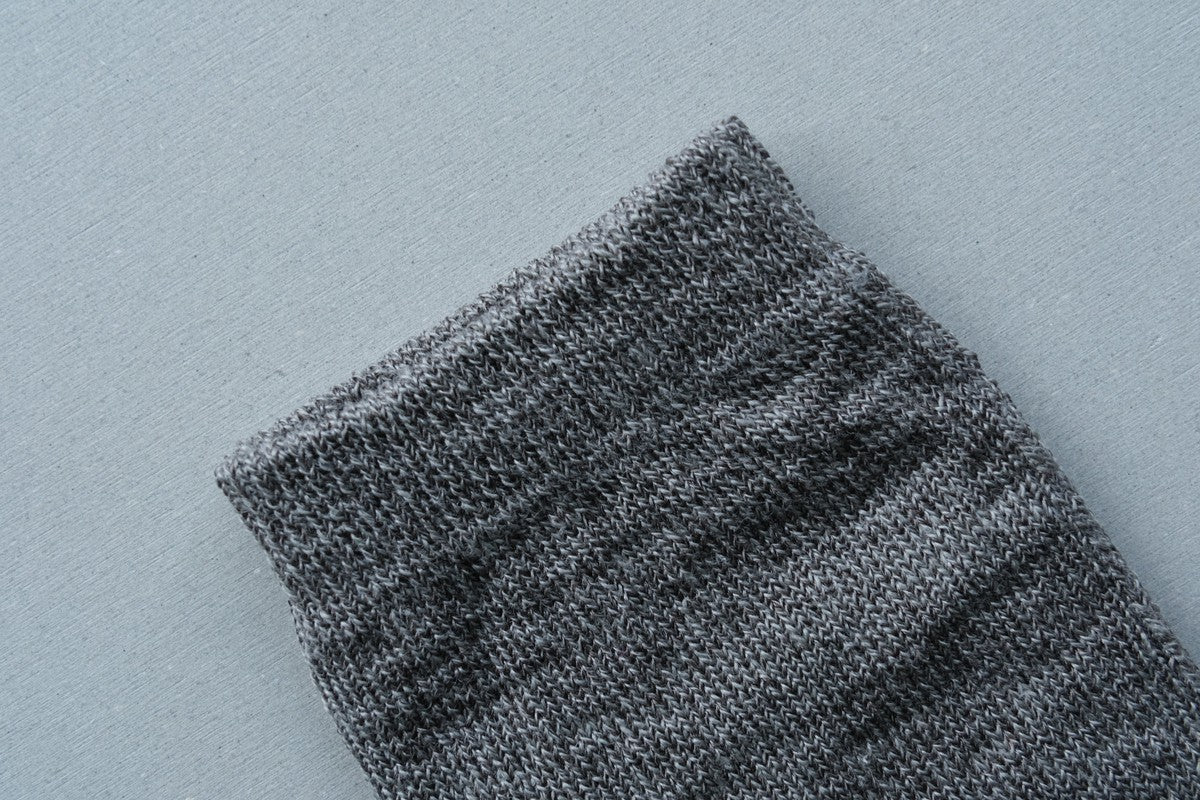 リネンキュプラ 5本指ソックス｜22-24cm｜ダークグレー