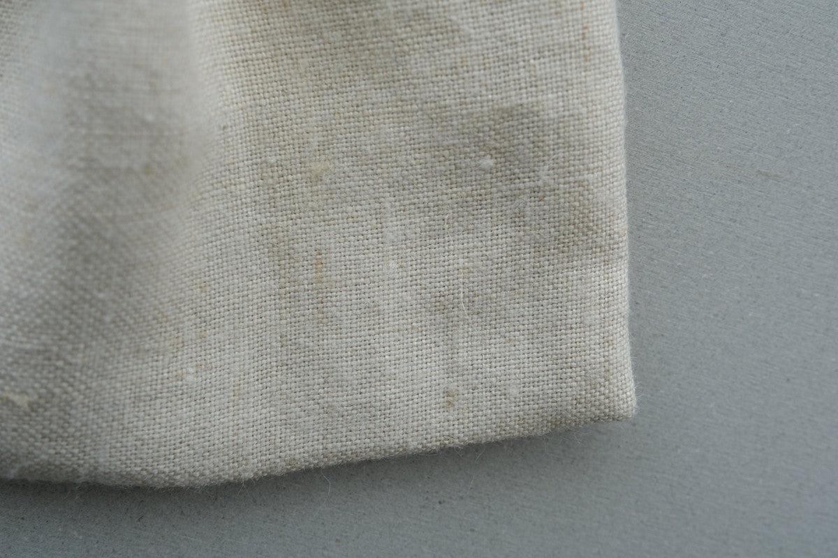 【1点限定】巾着袋L ヘンプ中厚地ナチュラル 生成り