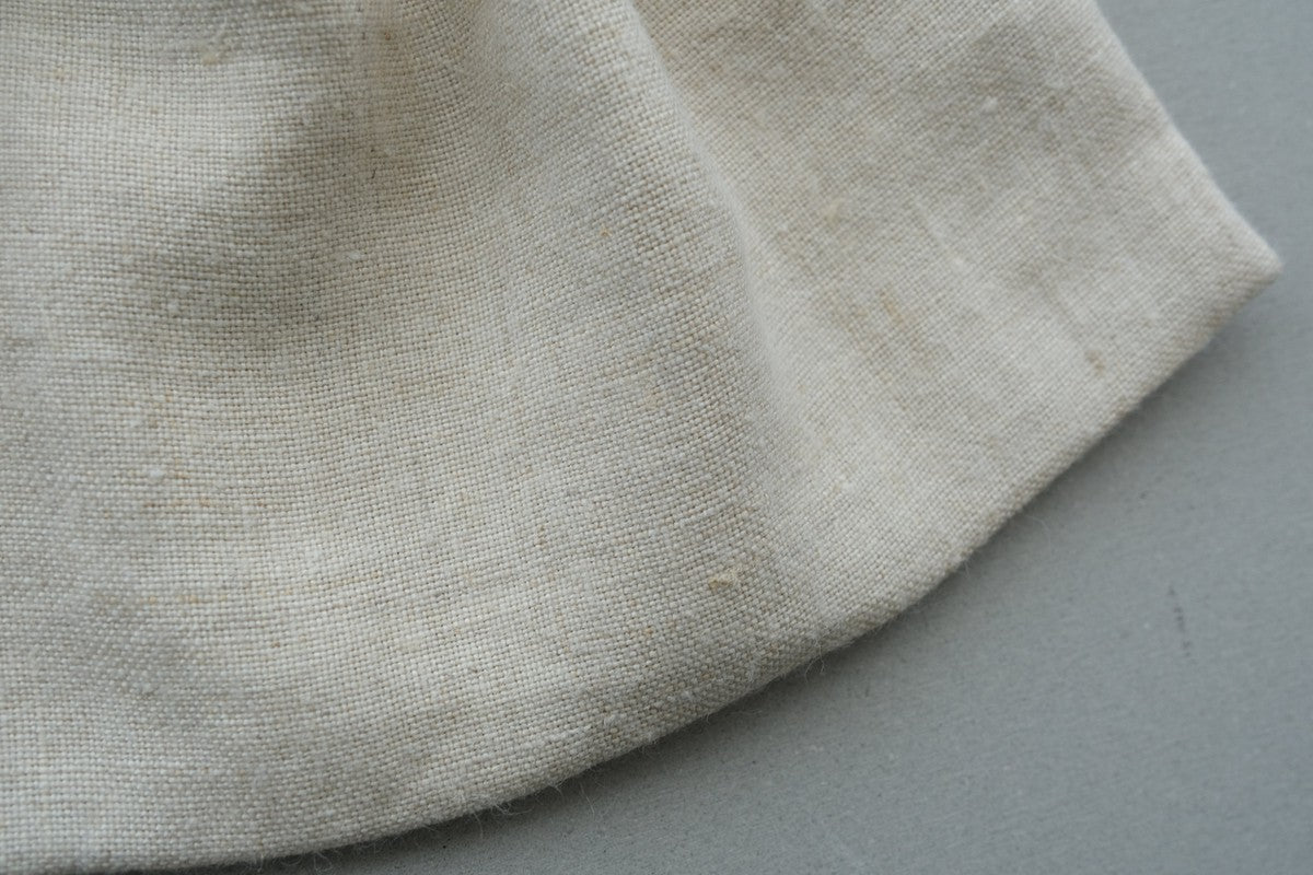【1点限定】巾着袋L ヘンプ中厚地ナチュラル 生成り