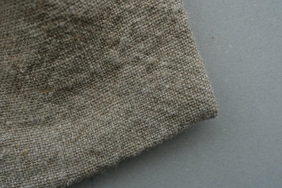 【1点限定】巾着袋L リネン厚地 生成り