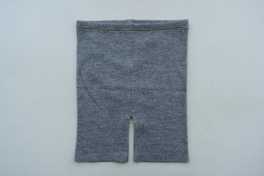 リネンウール腹巻きパンツ|グレー