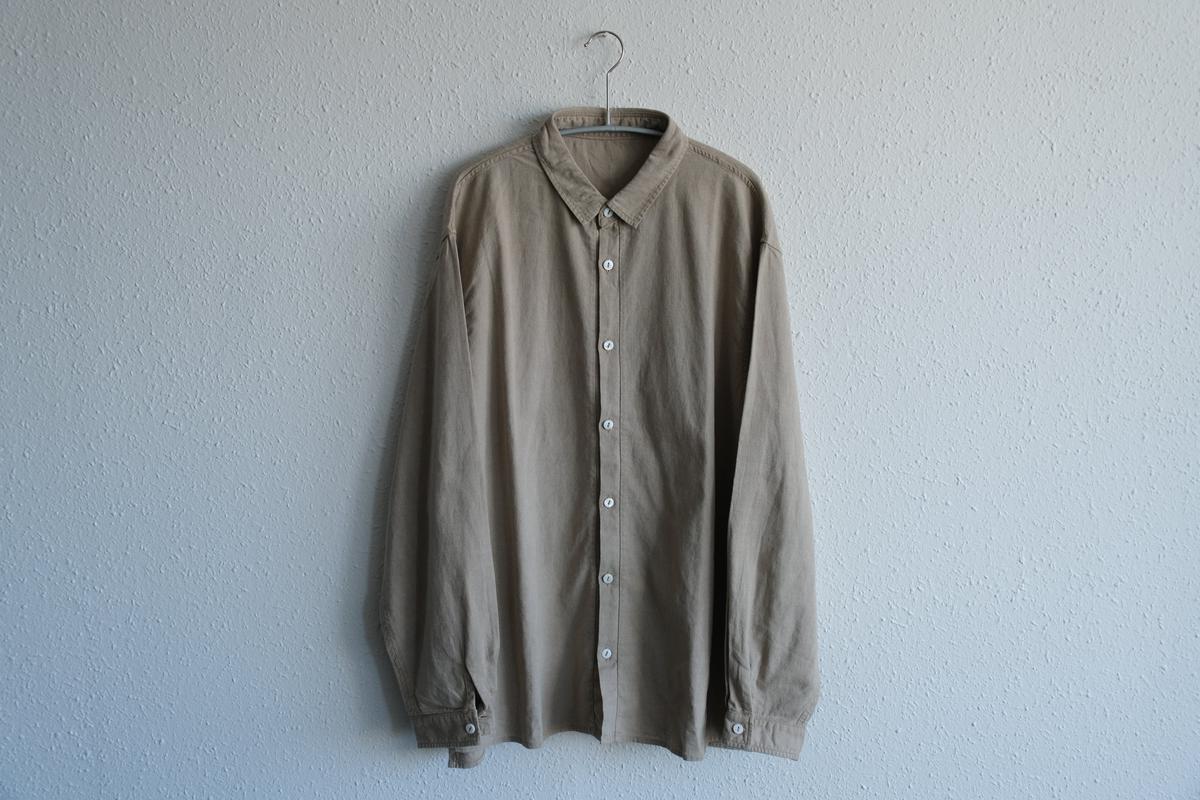 MITTAN / 竹シャツ 胡桃 SH-99C / unisex