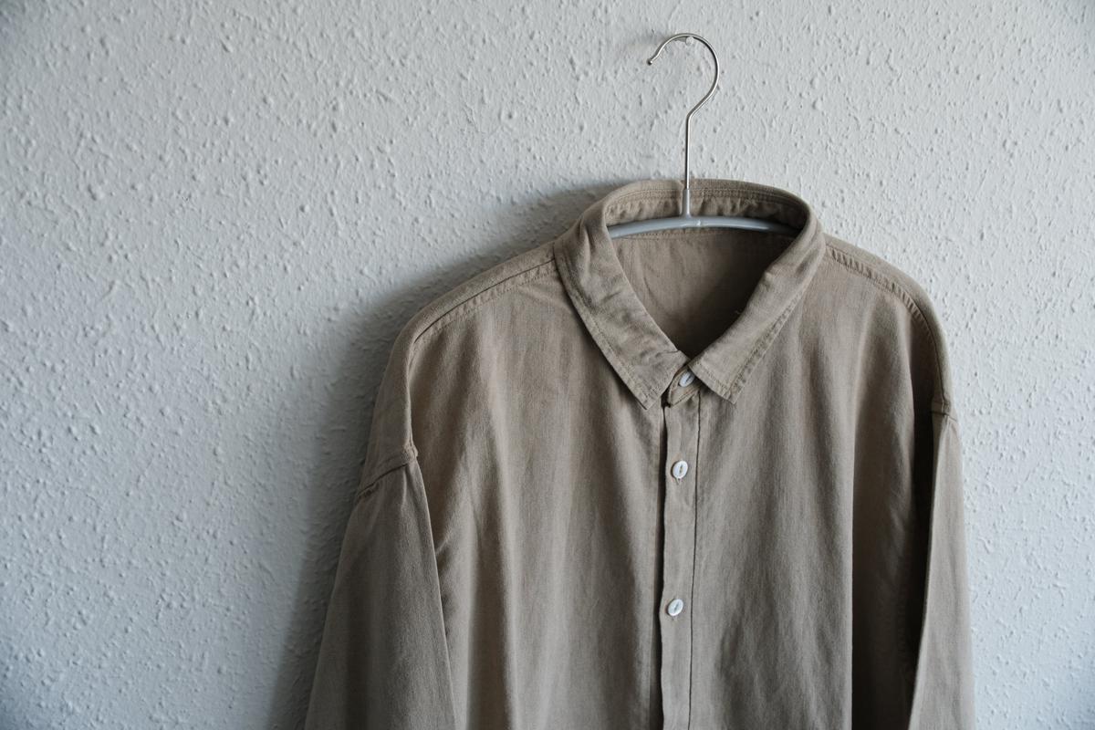 MITTAN / 竹シャツ 胡桃 SH-99C / unisex