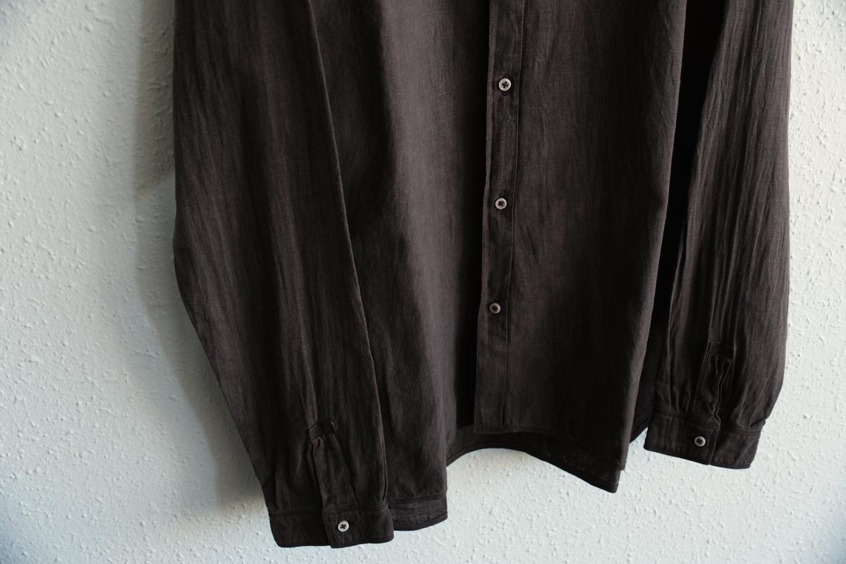 MITTAN / カディシャツ 泥染 SH-81M / unisex