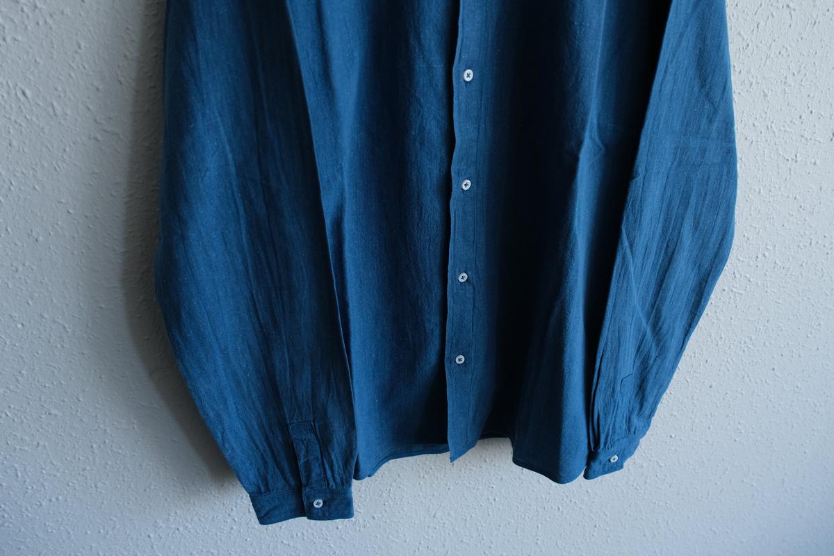 MITTAN / カディシャツ 藍 SH-81C / unisex