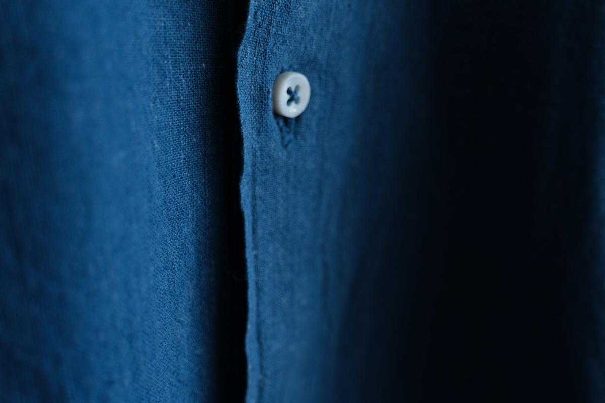 MITTAN / カディシャツ 藍 SH-81C / unisex