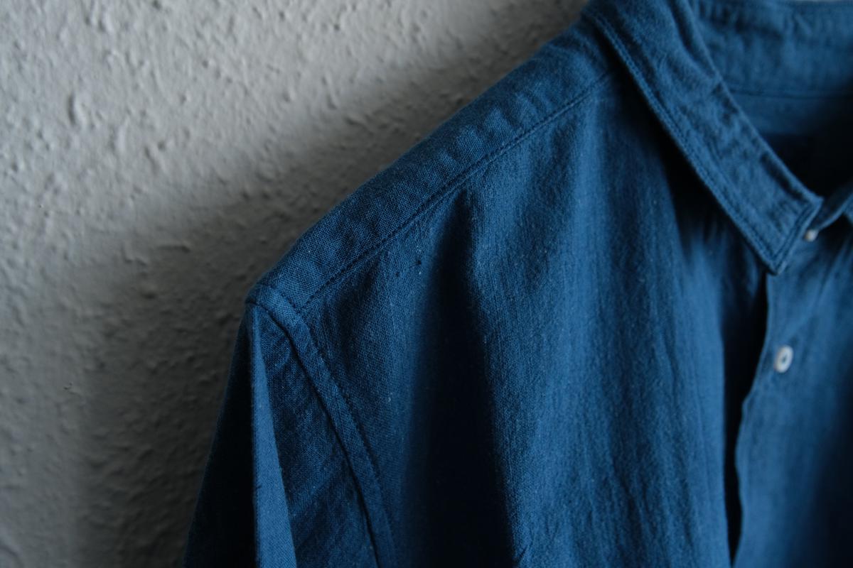 MITTAN / カディシャツ 藍 SH-81C / unisex