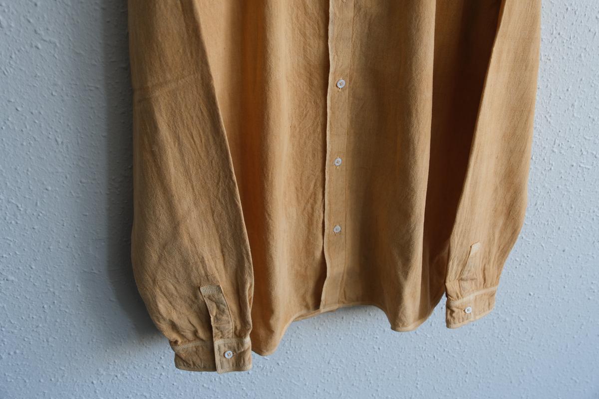 MITTAN / カディシャツ ベンガラ山吹 SH-81B / unisex