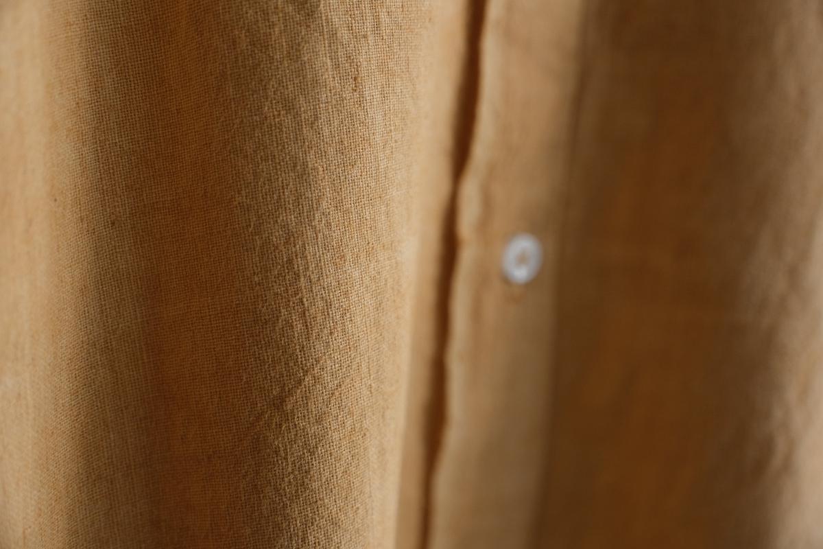 MITTAN / カディシャツ ベンガラ山吹 SH-81B / unisex