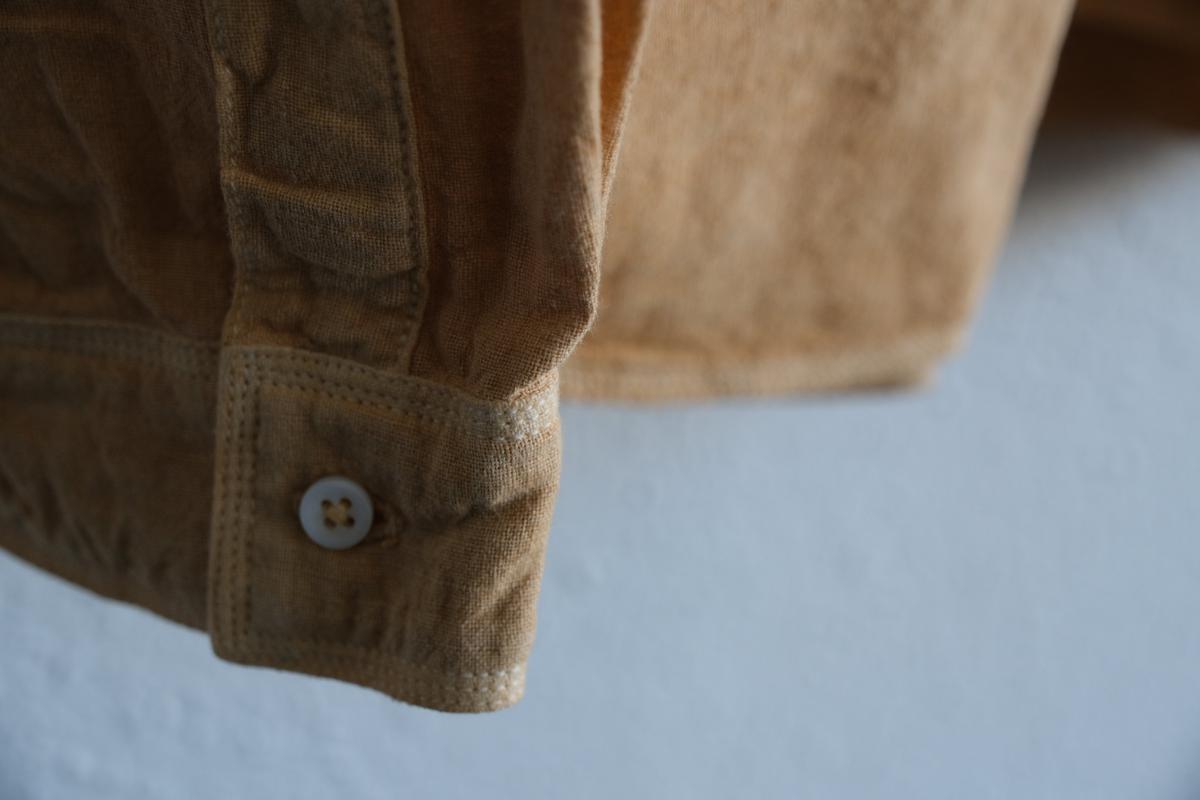 MITTAN / カディシャツ ベンガラ山吹 SH-81B / unisex