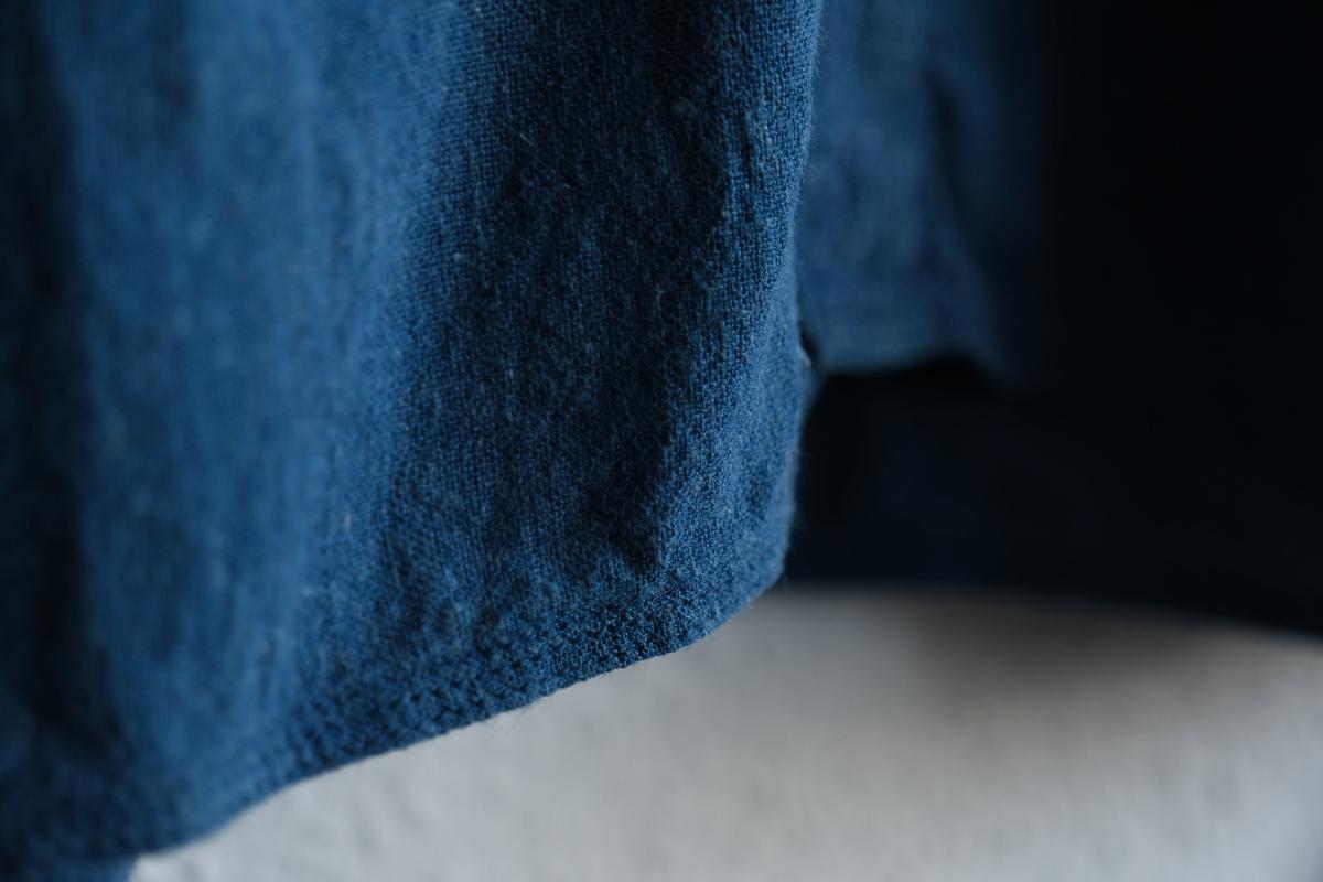 MITTAN / カディシャツ 藍×胡桃（補強）SH-81CH / unisex